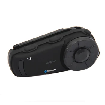 R2 1200m Intercomunicador Bluetooth Auriculares manos libres Impermeable Motocicleta Interfono Apoyo Estéreo de Música/audio