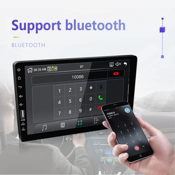 2020 de 9 Pulgadas de Coches Reproductor Multimedia 1 Din para Radio de Coche Bluetooth, USB, Cámara de marcha atrás MP5 Reproductor de Autoradio SIN android