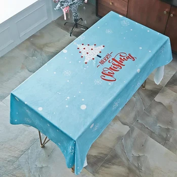 Mantel Sobre La Mesa Cubierta de la Impresión Digital a Precio Barato de Navidad de Tela para la Fiesta de la Boda Decoración del Festival