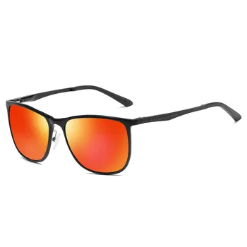 Envío gratis Unisex de Aluminio Cuadrado Casual Gafas de sol para Hombre Estilo de vida Polarizado Gafas de Sol para Mujer de la Moda Sunglasse 5937