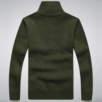 Envío de la gota de 2018 nuevo otoño de los hombres suéteres de la cachemira de la cremallera del jersey de los suéteres de hombre casual prendas de punto M-3XL XP23