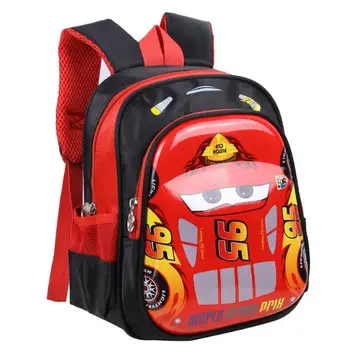 Disney coche Chico de dibujos animados bolsa para la Escuela de los niños de kindergarten de la mochila de niñas y niños, Viajes de almacenamiento de bolsa de libros