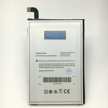 AVY 6050mAh Batería Para Ulefone Poder del Teléfono Móvil de iones de Litio Recargable de polímero de Baterías de Repuesto de Prueba