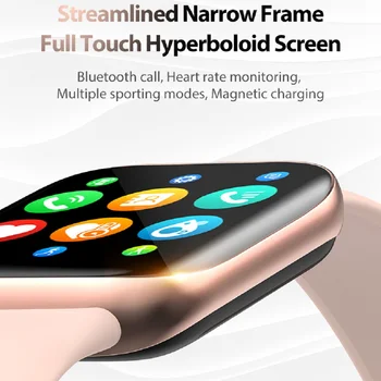 SENBONO 2020 S2 Hombres Mujeres Smartwatch con pantalla Táctil de Soporte de Bluetooth de la Llamada Música de la Frecuencia Cardíaca Presión Arterial Reloj Inteligente