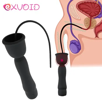 EXVOID Pene Plug Vibrador Dilatator Sonidos del Pene Masculino, Inserte el Dispositivo Catéter Uretral los Juguetes Sexuales Para Hombres Anal Masaje de Próstata