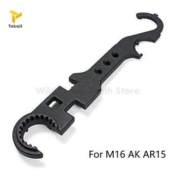 AR15/M16, AK Armorers Llave Combo Armero Llave de Herramienta Handguard Stock Barril de Eliminar el Carbono de Acero accesorios de Caza