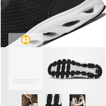 VEAMORS Ligero Hombre Zapatos para Caminar de los Hombres Transpirable Zapatos de Deporte al aire libre en el Estilo de vida de Zapatillas de Correr de Malla de Calzado deportivo Masculino