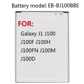 Batería para Samsung Galaxy J1 (VERSIÓN) J100 J100F J100H J100FN J100M J100D EB-BJ100BBE 1850mAh