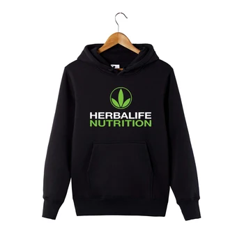 De nutrición de Herbalife Impreso Sudadera con capucha de los Hombres de las Mujeres Logotipo Verde de Herbalife Gráfico Sudadera con capucha Sweatershirt