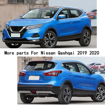 Para Nissan Qashqai 2019 2020 Coche ABS Cromado de Vuelta de Visión Trasera Retrovisor Espejo Lateral de la Ceja de la Tira Palos Panel de ajuste 2pcs Parte