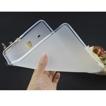 Suave de TPU Transparente Mate de Caso de la Cubierta Para Samsung Galaxy Tab E 9.6 SM SM-T560 SM-T561 9.6