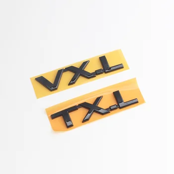 1 PCS V6 V8 de 5.7 VXR TXL VXL VXR VXS Emblema de Toyota Land Cruiser Prado Rav4 Tundra Tronco de la etiqueta Engomada de Desplazamiento de Accesorios de Automóviles