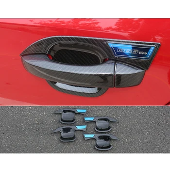 Para MG MG6 Trofeo Logotipo de ABS Auto Tirar la Puerta Automática de la Puerta Cubierta de la Manija Emblema de la Calcomanía de la Protección de la Insignia de la etiqueta Engomada de Estilo Accesorios para el Coche