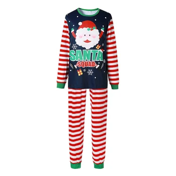 La navidad Pijamas Familia de la Madre Suelta Familia coincidir la Ropa la ropa para dormir, Papá, Mamá, la Coincidencia de Trajes, Tops+pantalones de Ropa de Bebé