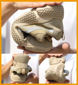 Los hombres de Acero del Dedo del pie Zapatos de Seguridad, Construcción Ligera y Transpirable Zapatillas de deporte de Anti-aplastamiento de Protección Botas de Trabajo Indestructible Zapatos