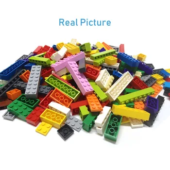 20pcs BRICOLAJE Bloques de Construcción Delgada Cifras de Ladrillos 4x6 Puntos 12Color Educativo Creativo Tamaño Compatible Con lego Juguetes para los Niños