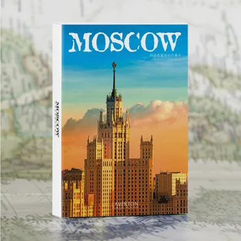 30 hojas/LOTE Tomar un viaje a Moscú Postal /Tarjeta de Felicitación/Deseo/Tarjeta de Navidad y Año Nuevo regalos