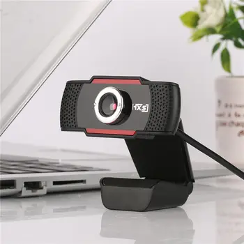 USB de la cámara Web cámara web HD de 300 Megapíxeles de Cámara de la PC con la Absorción de Micrófono MICRÓFONO para Skype para Android TV Giratorio de la Cámara del Ordenador