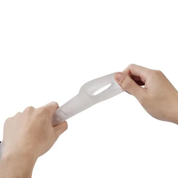 Zerosky 18 cm de Pene Extensor de Condones Reutilizables Pene Manga de la Ampliación del Condón Anillos de Gallo Consolador Masturbador Para las Mujeres