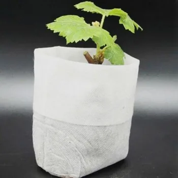 Biodegradable, de Semillas de Vivero Bolsas de No tejido de la Siembra de la Bolsa de la Maceta Vegetal Trasplante de Cría Bote Jardín de la Siembra de la Planta de la Bolsa de