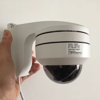 CCTV al aire libre de la Seguridad de 5MP MINI Domo PTZ de la Cámara de ZOOM de 4X POE Cámara IP de la Visión Nocturna de 50m Con 48V POE NVR ONVIF P2P Vista Móvil