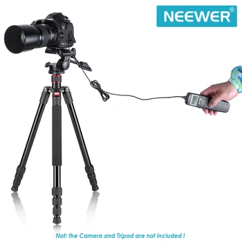 Neewer LCD Temporizador de Disparador en el Control Remoto para Canon 700D/T5i 650D/T4i 550D/T2i 60D, 5D MarkIII 6D 70 D 7D MarkII