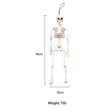 Halloween Esqueleto De Juguetes Decoración De La Simulación Del Cuerpo Humano Esqueleto De Plástico De Juguete De Navidad Divertida Decoración De La Habitación De La Casa Encantada