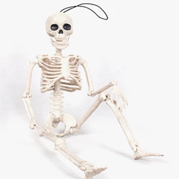 Halloween Esqueleto De Juguetes Decoración De La Simulación Del Cuerpo Humano Esqueleto De Plástico De Juguete De Navidad Divertida Decoración De La Habitación De La Casa Encantada