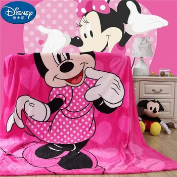 Disney 2020 nueva Manta de Mickey Minnie tren de Franela Suave de dibujos animados para Niños en Sofá Cama Sofá niños manta de lana