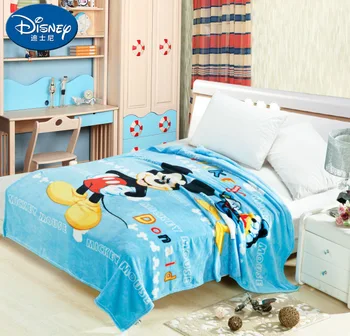 Disney 2020 nueva Manta de Mickey Minnie tren de Franela Suave de dibujos animados para Niños en Sofá Cama Sofá niños manta de lana
