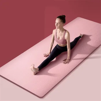 Del ejercicio de la aptitud del deporte gimnasio masaje estera de yoga Gimnasia yoga de goma del deporte de la alfombra de entrenamiento de Corcho grueso de pilates mat manta