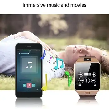 Reloj inteligente de Pantalla Táctil Foto Reloj de Salud de el Sueño de Monitoreo Inalámbrico de Video Llamada Android smartwatch