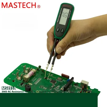 Smart SMD Probador de MASTECH MS8910 Multímetro Digital 3000 cuenta de RC de Resistencia Capacitancia del Diodo Medidor Probador Auto Scan