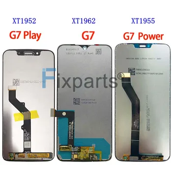 Nuevo Motorola Moto G7 XT1962 LCD G7 Juego de Pantalla Táctil del Panel de Digiziter Asamblea Para Moto G7 Poder LCD G7 Más el LCD