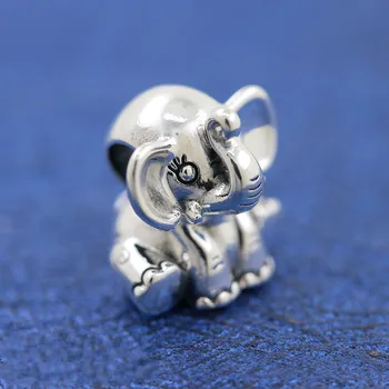 2020 Otoño 925SilverThe Elefante Encantos Perlas de Ajuste de la Pulsera Original de DIY de la Joyería Para las Mujeres de Regalo