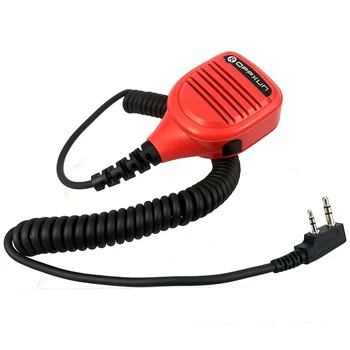 De la Mano roja Micrófono Altavoz Micrófono para Kenwood Tk-3107 Baofeng UV-5R BF-888s GT-3TP Walkie Talkie Radio de Dos vias