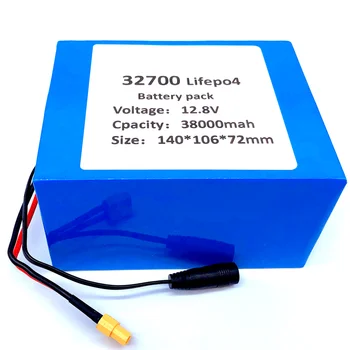 2021 32700 Lifepo4 Batería 4S3P 12.8 V 38Ah 4S 40 A 100 Equilibrada BMS para el Barco Eléctrico y el Suministro Ininterrumpido de electricidad 12V
