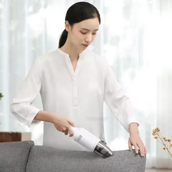 Youpin Shunzao aspirador Inalámbrico para Coche Mini Portátil de Colector de Polvo para la oficina en Casa Cama Sofá Coche Aspiradora de Mano