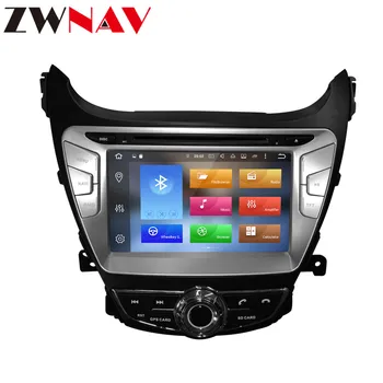 Android 4G 8.1 COCHE DVD GPS Para Hyundai Elantra(MD)2011 2012 2013 Avante(MD), el reproductor multimedia radio estéreo vedio BT Wifi Mapa