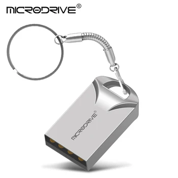 Mini USB Flash Drive Car Disco USB USB2.0 128 GB 64 GB 32 GB 16 GB de Memoria Flash Stick Disco de U Para el Teléfono/Tablet/PC