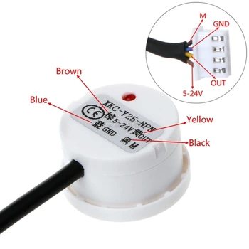 El Nivel de líquido Detector de Sensor 5~24V 5mA Sin contacto con el Líquido a Nivel de Sensor Inteligente de Agua Sensor de Nivel Interruptor de Nivel de Inducción