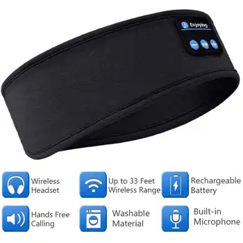 Bluetooth Diadema,Upgrage Suave para Dormir Inalámbrica de Música para Dormir Auriculares de NUEVO el Sueño de los Auriculares Perfectos para el Entrenamiento de la Ejecución de Yoga