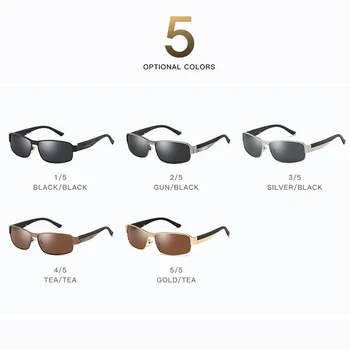 Nuevo Mens de Conducción Gafas de sol de HD Polarizados UV400 Gafas de sol de Espejo Masculino Gafas de Sol de las Mujeres Para los Hombres Gafas de Oculos de sol