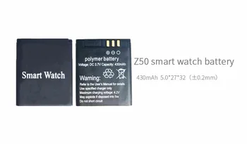 OCTelect z50 respectivamente batería inteligente reloj teléfono 430mAh z50 respectivamente de la batería a largo tiempo de espera de la batería