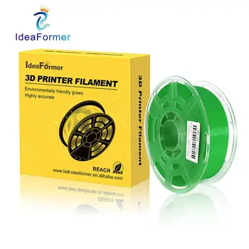 Ideaformer 1,75 mm de Filamento de PETG Transparente Bobina de 1Kg Multicolor de Sin burbujas de Tolerancia de +/-0.02 mm de BRICOLAJE de la Impresión en 3D de los Consumibles.