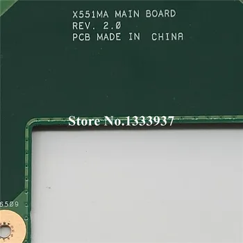 X551MA Placa base N2830 SR1W4 2.0 Para ASUS X551M F551MA R512MA D550MA X551MA de la Placa base del ordenador portátil