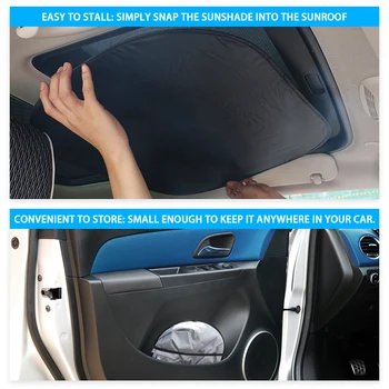 Anti-UV Techo Parasol protector de la Sombra de la cubierta Aislar el Calor de los accesorios del coche para el MINI Cooper Clubman Compatriota R55 R56 R60 R61