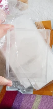 2*8*10 cm de plástico transparente de la caja de regalo claro almohada a favor de las cajas de plástico transparente de la caja del pvc para el embalaje del caramelo