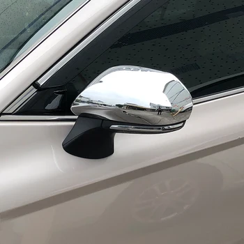 Para Toyota Prius 2016 17 18 19 2020 ABS de fibra de Carbono Coche de puerta del lado del retrovisor de optimización Cubierta del espejo Recorte de estilo accesorios 2pcs
