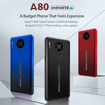 Blackview A80 Android 10 Ir 4G Teléfono Móvil de 2GB+16GB 6.21